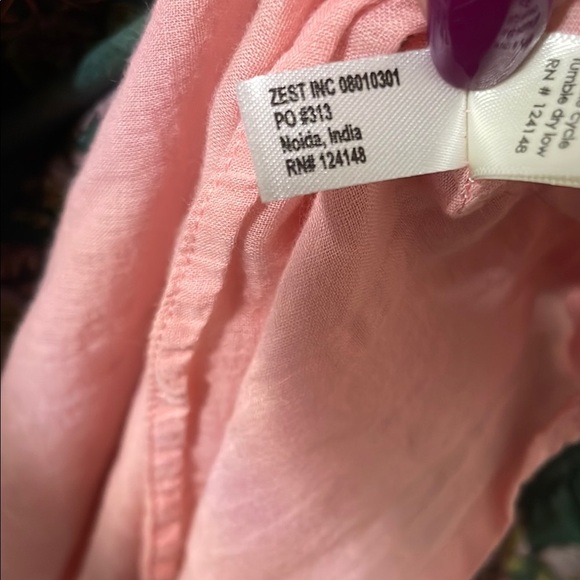 Pink Chicken Green and Gold V-Neck Mini Dress - Picture 11 of 11